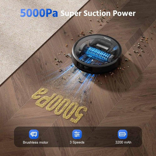 Aspirateur robot Teendow D10S avec navigation intelligente LDS Aspirateur robot Teendow D10S avec navigation intelligente LDS